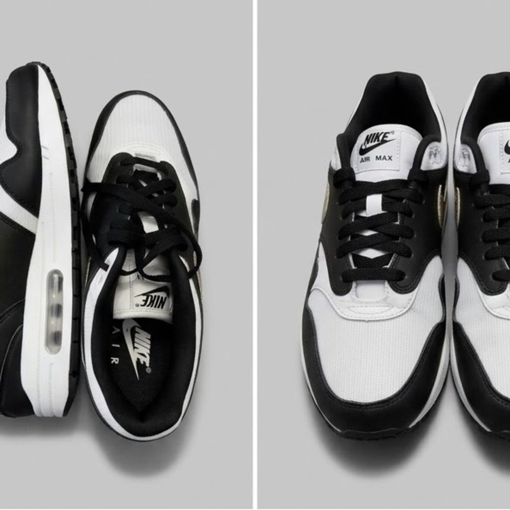 Nike Women’s Black and White Air Max Athletic Sneakers